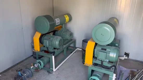 High Pressure Tri Lobe Air Blower with Double Oil Tank for Aeration